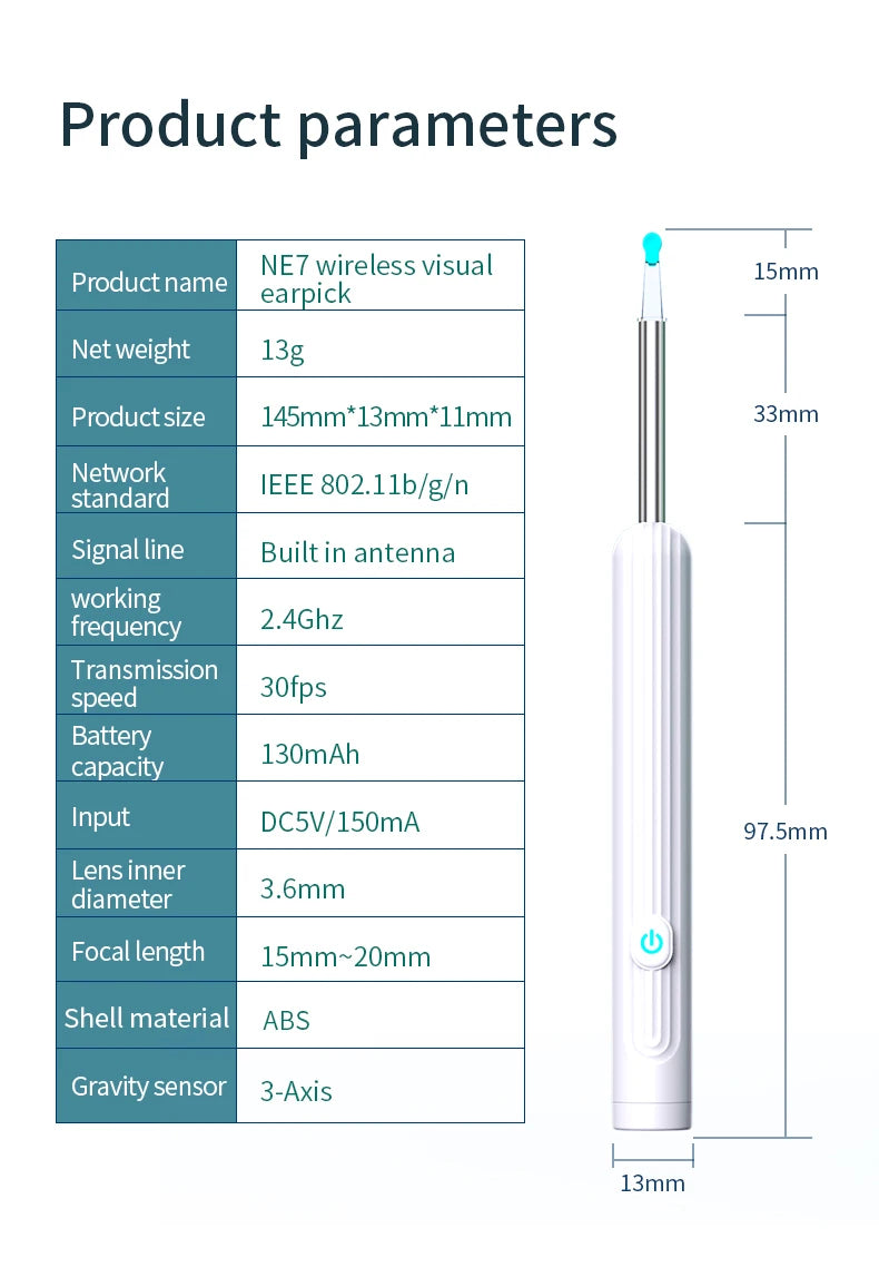 Smart Visual Ear Cleaner with Camera