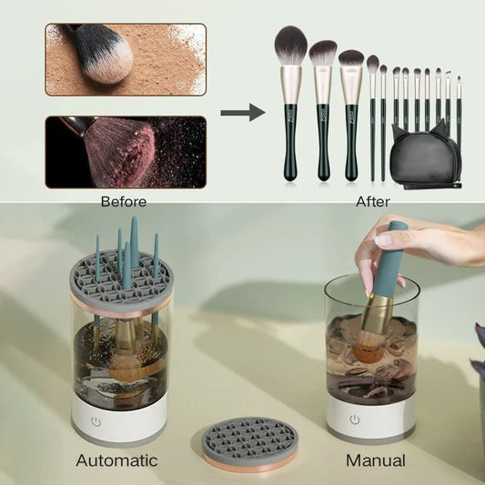 Electric Makeup Brush Cleaner| Make up clean and neat - Luminosh