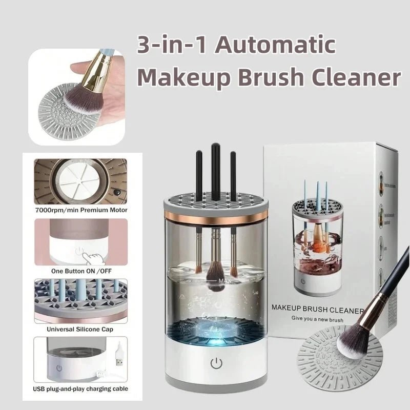 Electric Makeup Brush Cleaner| Make up clean and neat - Luminosh