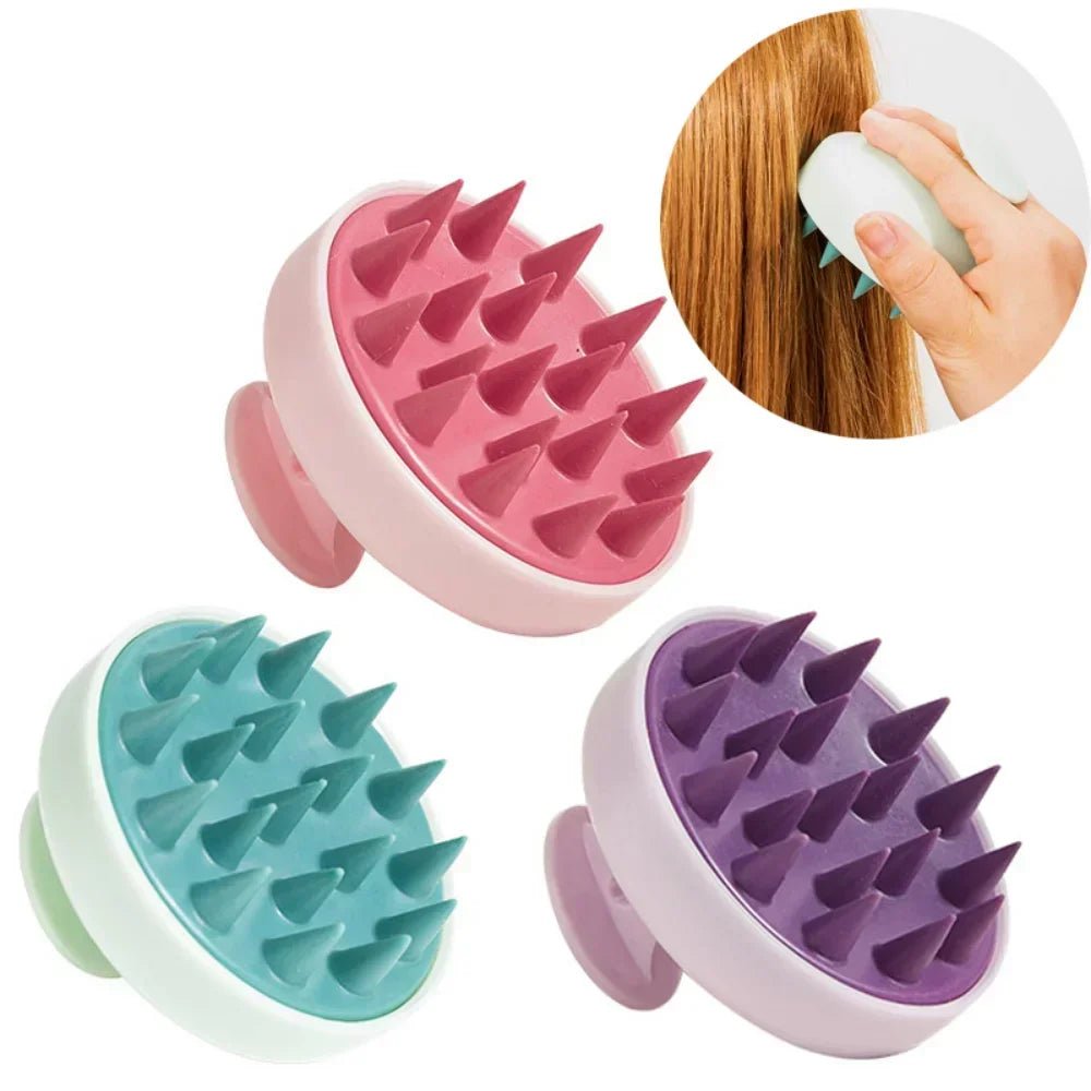 Silicone Shampoo Brush | Increase blood flow to your scalp - Luminosh